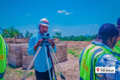 men on a site inspection visit